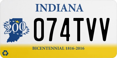 IN license plate 074TVV
