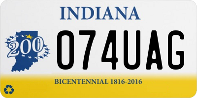 IN license plate 074UAG