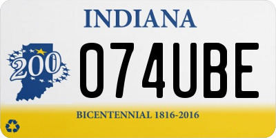 IN license plate 074UBE