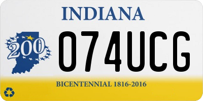 IN license plate 074UCG