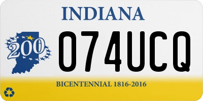 IN license plate 074UCQ