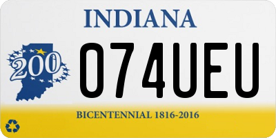 IN license plate 074UEU