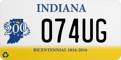 IN license plate 074UG