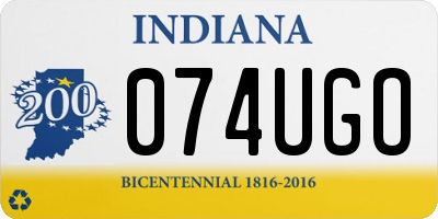 IN license plate 074UGO