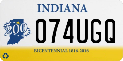 IN license plate 074UGQ