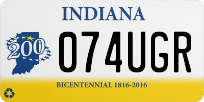 IN license plate 074UGR