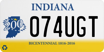 IN license plate 074UGT