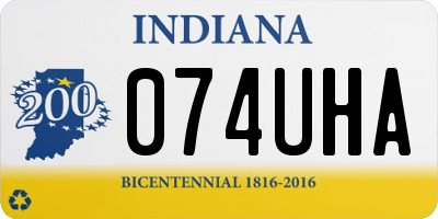 IN license plate 074UHA