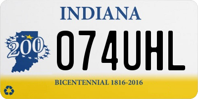 IN license plate 074UHL