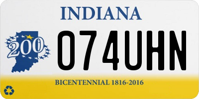 IN license plate 074UHN