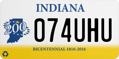 IN license plate 074UHU