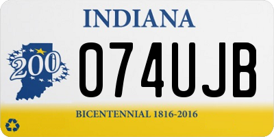 IN license plate 074UJB