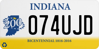 IN license plate 074UJD