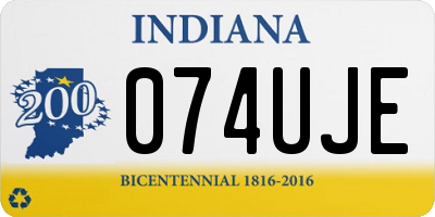 IN license plate 074UJE