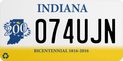 IN license plate 074UJN