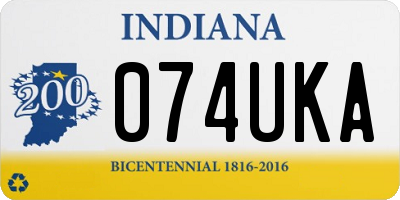 IN license plate 074UKA