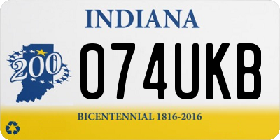 IN license plate 074UKB