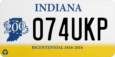 IN license plate 074UKP