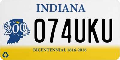 IN license plate 074UKU