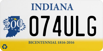 IN license plate 074ULG