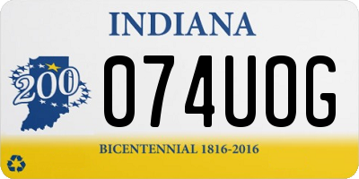 IN license plate 074UOG
