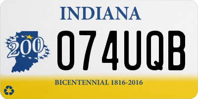 IN license plate 074UQB