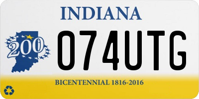 IN license plate 074UTG