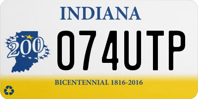 IN license plate 074UTP