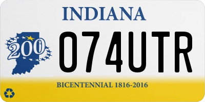 IN license plate 074UTR