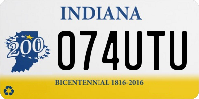 IN license plate 074UTU