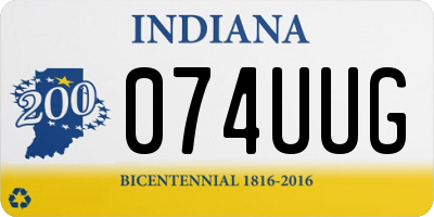 IN license plate 074UUG