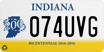 IN license plate 074UVG