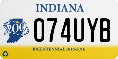 IN license plate 074UYB