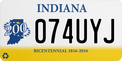IN license plate 074UYJ