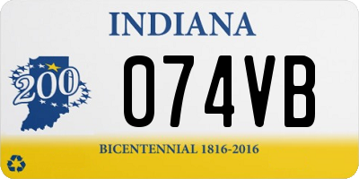 IN license plate 074VB