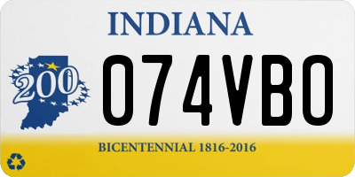 IN license plate 074VBO