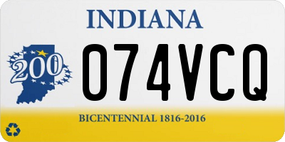 IN license plate 074VCQ