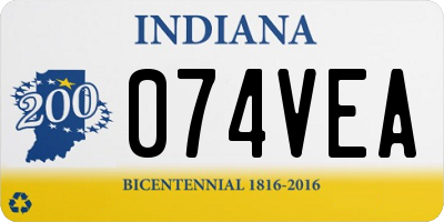 IN license plate 074VEA