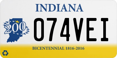 IN license plate 074VEI