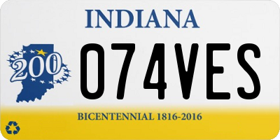 IN license plate 074VES