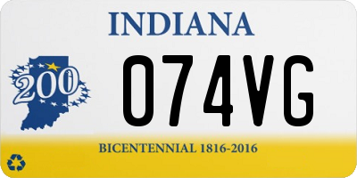 IN license plate 074VG