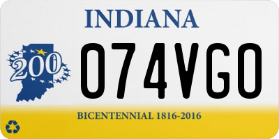 IN license plate 074VGO