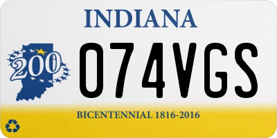 IN license plate 074VGS