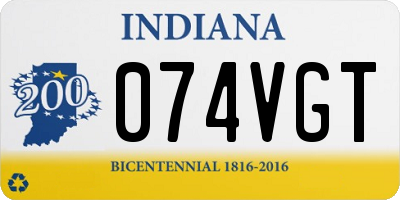 IN license plate 074VGT