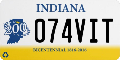 IN license plate 074VIT