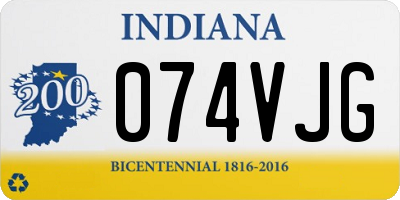 IN license plate 074VJG
