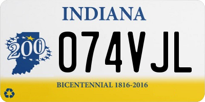 IN license plate 074VJL