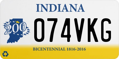 IN license plate 074VKG