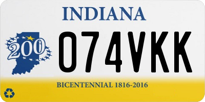 IN license plate 074VKK