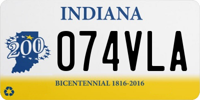 IN license plate 074VLA